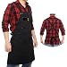 Work Apron with Tool Pockets for Men and Women Heavy Duty Waxed Canvas Tool Apron Adjustable M to XXL