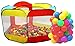 Kids Ball Pit Pop Up Large Tent for Toddlers - Indoor & Outdoor Gift Toys for Infants Girls & Boys, Baby Playpen with Zippered Storage Bag, 50 BallPit Balls Included