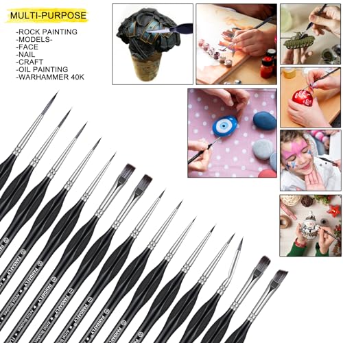 Pandafly P908-15 Detail Paint Brushes Set thumb #4