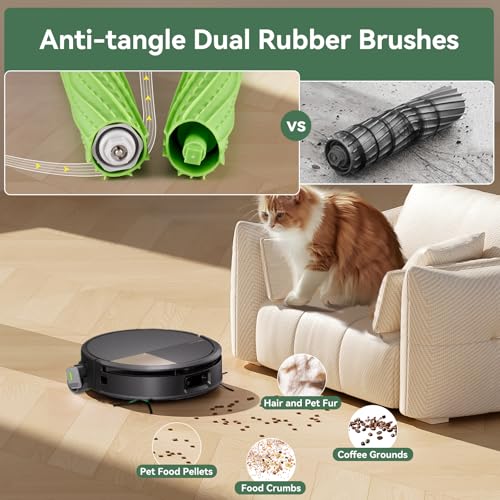 Image of Replacement Parts for iRobot Roomba Max 705 Combo /705X Robot Vacuum & Mop | 25 Pack, 2 Roller Mops, 4 Rubber Brushes, 6 Vacuum Bags, 4 HEPA Filters, 8 Side Brushes, 1 Cleaning Brush