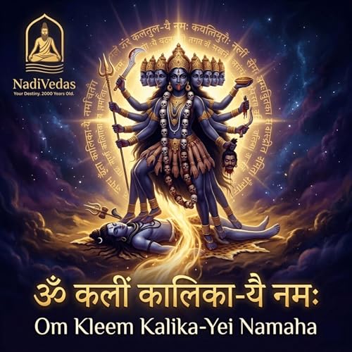 NadiVedas Mantras | Om Kleem Kalika-Yei Namaha | 108 Chants for Protection, Removing Negative Energy, and Divine Strength