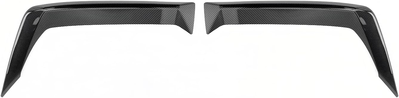 Car Rear Bumper Upper Lower Grille Cover Set,Bumper Grille Cover Compatible with Kia K4 2025-2026 Accessories (Carbon Fiber Style)