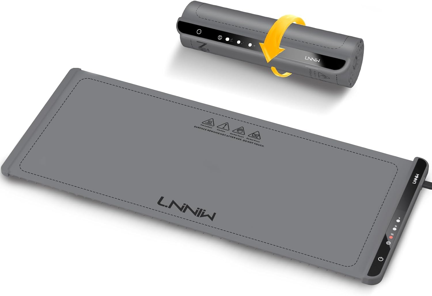 Food Warming Mat with Heat-Resistant Pad