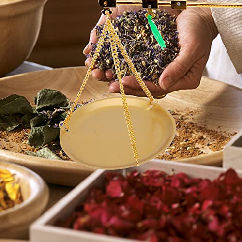 Yardwe Digital Kitchen Scale Traditional Chinese Medicine Scale Old Traditional Goldsmith Weight Brass Weighing Scale Scale Small Handheld Food Weight Scale #TOP2