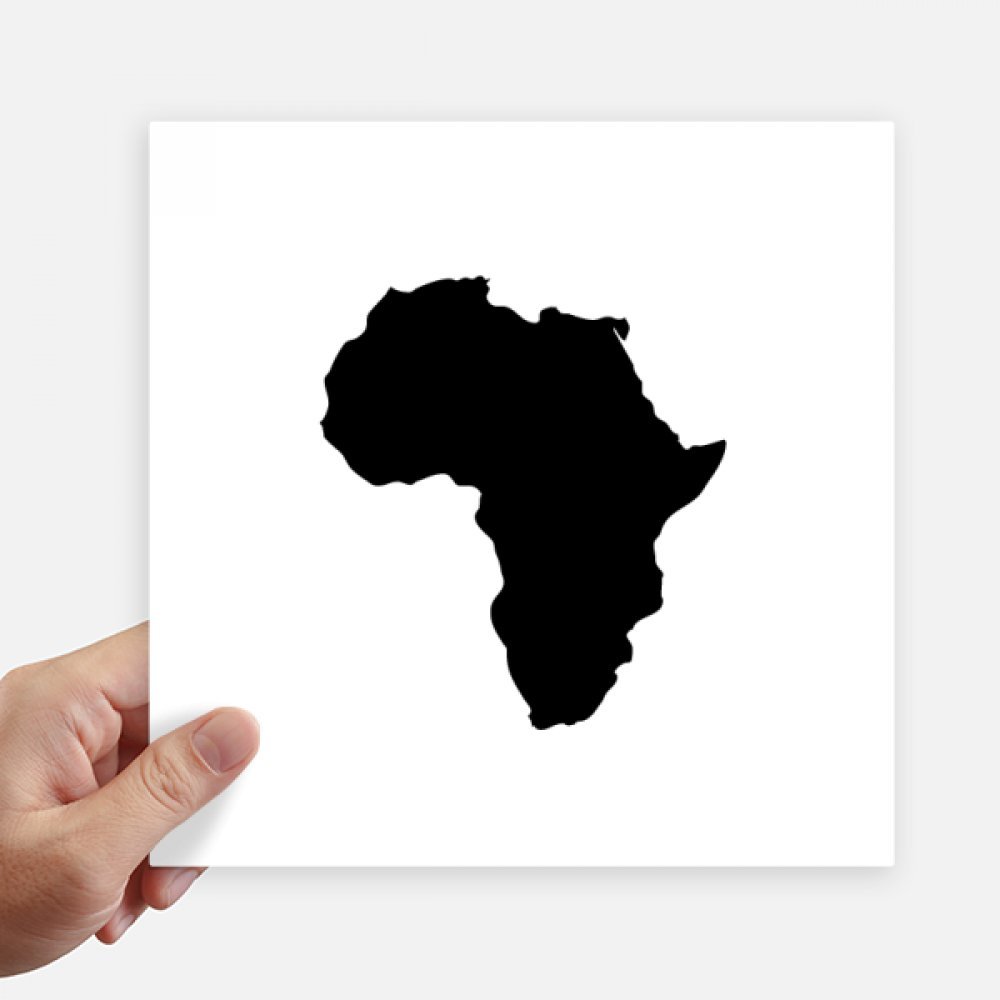 Identificadores de mapa de África de 20cm en stickers morados para maleta y pared