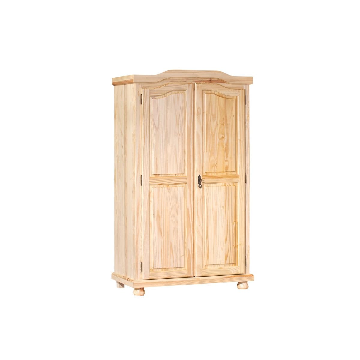 Paris Prix Armoire 2 Portes Pin Cardaillac 180cm Naturel