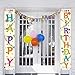 partyGO Colorful Happy Birthday Porch Sign, Banner Decorations for Colorful Birthday Party Supplies