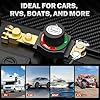 PTPUO Top Post Battery Disconnect Switch, Car Battery Disconnect Switch, 12V-48V Battery Cut/Shut Off kit for Car RV Boat Truck ATV, Suitable for Negative Terminal, Flexible Installation Options #5