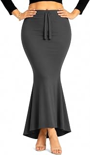 Lycra Saree Shapewear, Long Skirt for Women for Beach, Night Out, Regular, Office, Party
