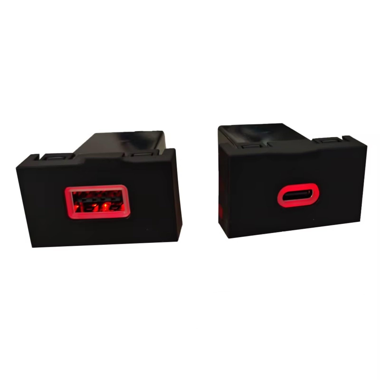 Consola USB Compatible Con VW Para Lavida 2009-2013 Coche QC3.0 Para Tipo C PD Enchufe Interfaz Adaptador Carga Rápida Para Teléfono Partes Coche