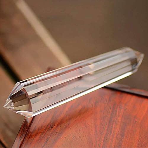 Miniatura 2 de Cuarzo de cristal transparente natural del Tíbet del Himalaya de alta altitud, faceta de 12 o 24 caras, estilo Vogel, con doble terminación,