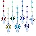 crystalsuncatcher Crystal Glass Guardian Angel Rainbow Maker Collection Suncather,Set of 7