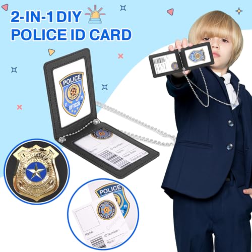 image for IVENRXIU Police Toys, Police Pretend Play Toys for Kids Boys and Girls