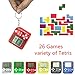 Produktbild ECMQS 26in1 Tetris Portable Handheld Spiel Konsole Anti-Stress EDC Spielzeug Mit Schlüsselanhänger, 1PC Zufällige Farbe