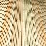 Forest Garden Forest Deck Board, Pressure Treated, 2.4 m/Pack of 20