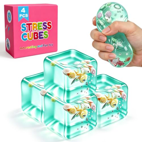 Image of Slow Rising Squishy Fidget Toys - 4 Pack Squeeze Toys for Teens &Adults