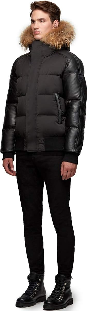 Rudsak mens leather jacket Clearance
