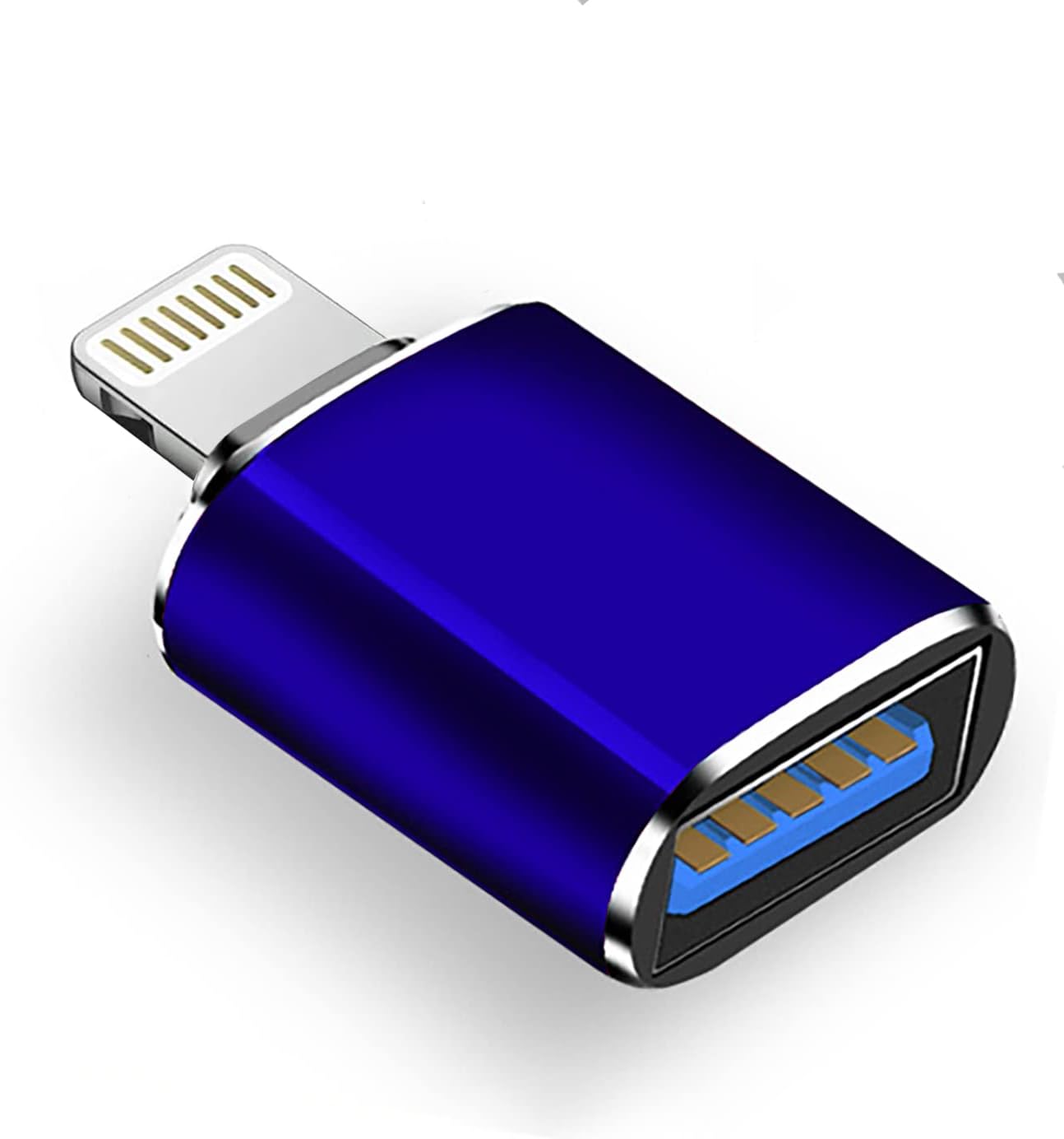 Apple Lightning to USB Camera Adapter, USB 3.0 OTG Cable for iPhone/iPad to Connect Card Reader, USB Flash Drive, U Disk, Keyboard, Mouse, Hubs, MIDI, Plug & Play