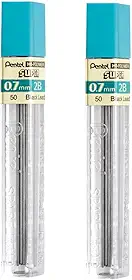 Pentel Grafite Hi-Polymer 0.7mm 2B com 2 Tubos SM/50-2B