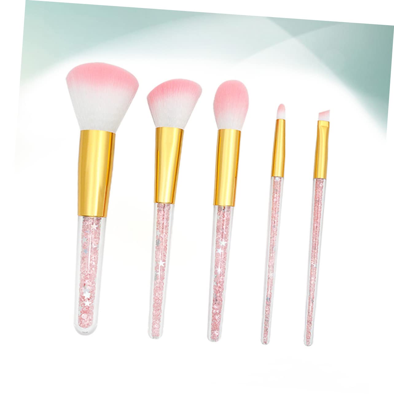 FOMIYES 15stücke Teiliges Transparentes Kosmetikpinselset Für Professionelle Anwendung Hochwertige -bürsten Für Flüssige Foundation Puder Und Augenbrauen Für Frauen