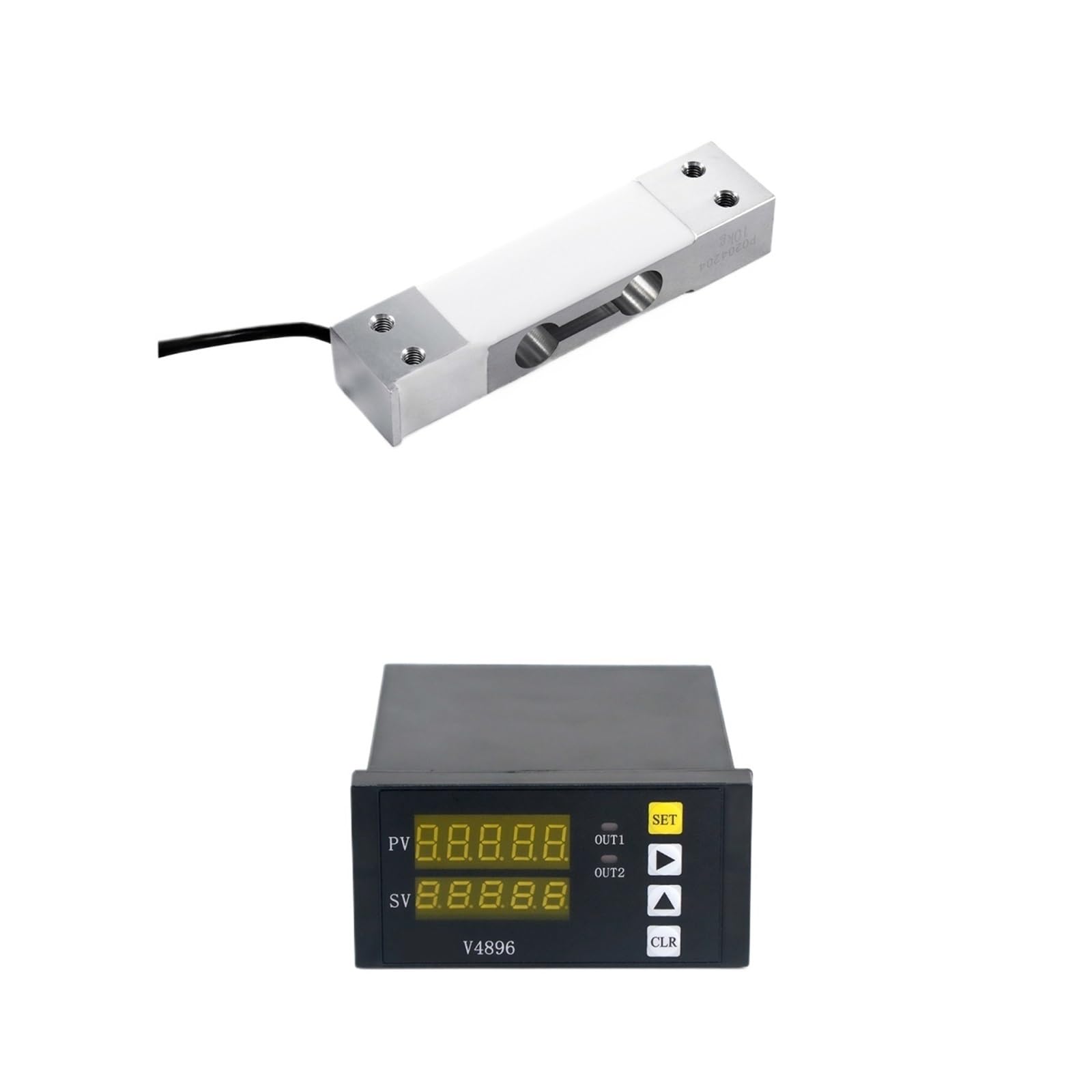 MXXDMOPD Load Cell Sensor with Indicator Display Compression and Tension Cells for Force Measurement 6KG 10KG 20KG 40KG 80KG(40KG and Indicator)