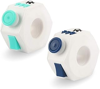 PITHECUS ストレス解消 グッズ ストレス発散 ストレス解消グッツ 無限ぷちぷち (緑×青)