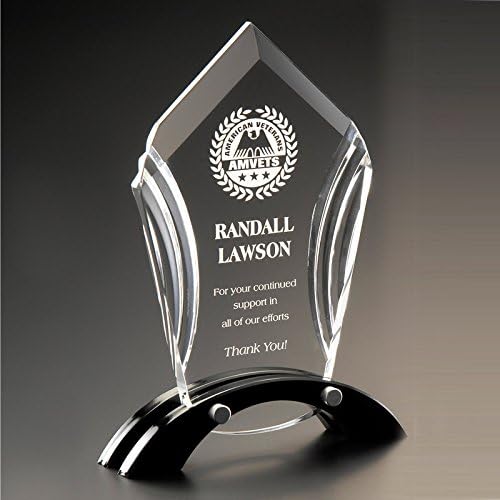 SHOP AWARDS AND GIFTS Acrylic Arrow Shaped Trophy Award Personalized, Customizable Engraved Work Business Corporate Prizes,