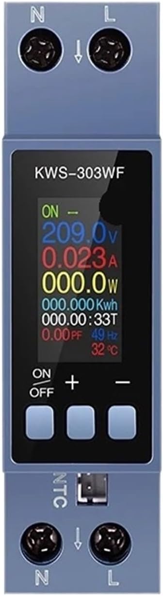 KWS-303 8 AC100-290V/40A Power Monitoring Instrument(KWS-303WF with WF)