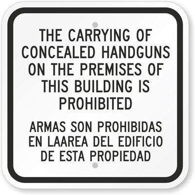 No Weapons Sign: The Carrying...