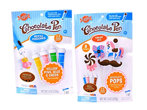 Candy Craft Chocolate Pops Treat Kit and Color Refill