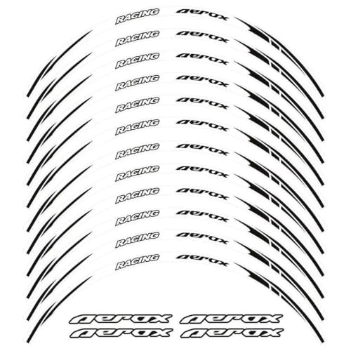 Sticker réfléchissant Yamaha Aerox 155 jante moto haute qualité