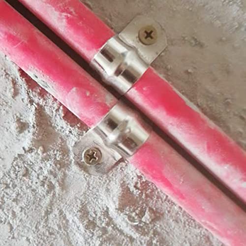 Nge 4Inch Rigid Pipe Strap Clamp-Two Hole Strap-U Bracket Tube Clip-Stainless Steel Heavy Duty Pipe Fasten Holder-Secures Conduit，4Pcs（115Mm) #TOP2