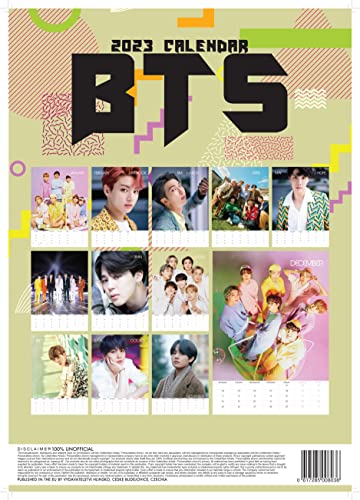 BTS 写真集　2023年カレンダー付き BTS 2023 Wall Calendar : Amazon.com.be: Office Products