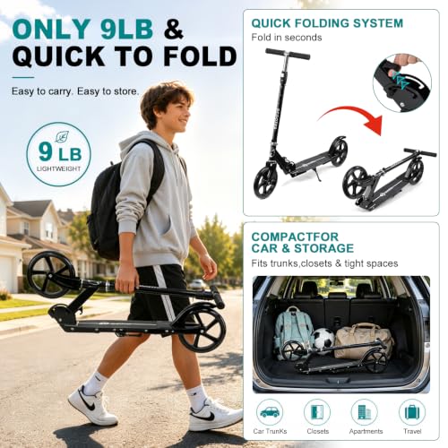 Wefaith Heavy Duty Kick Scooter