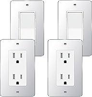 Vista 7 de Placa de pared con espejo plateado para interruptor de luz, placa de pared acrílica duradera, placa de pared decorativa de una sola pandilla