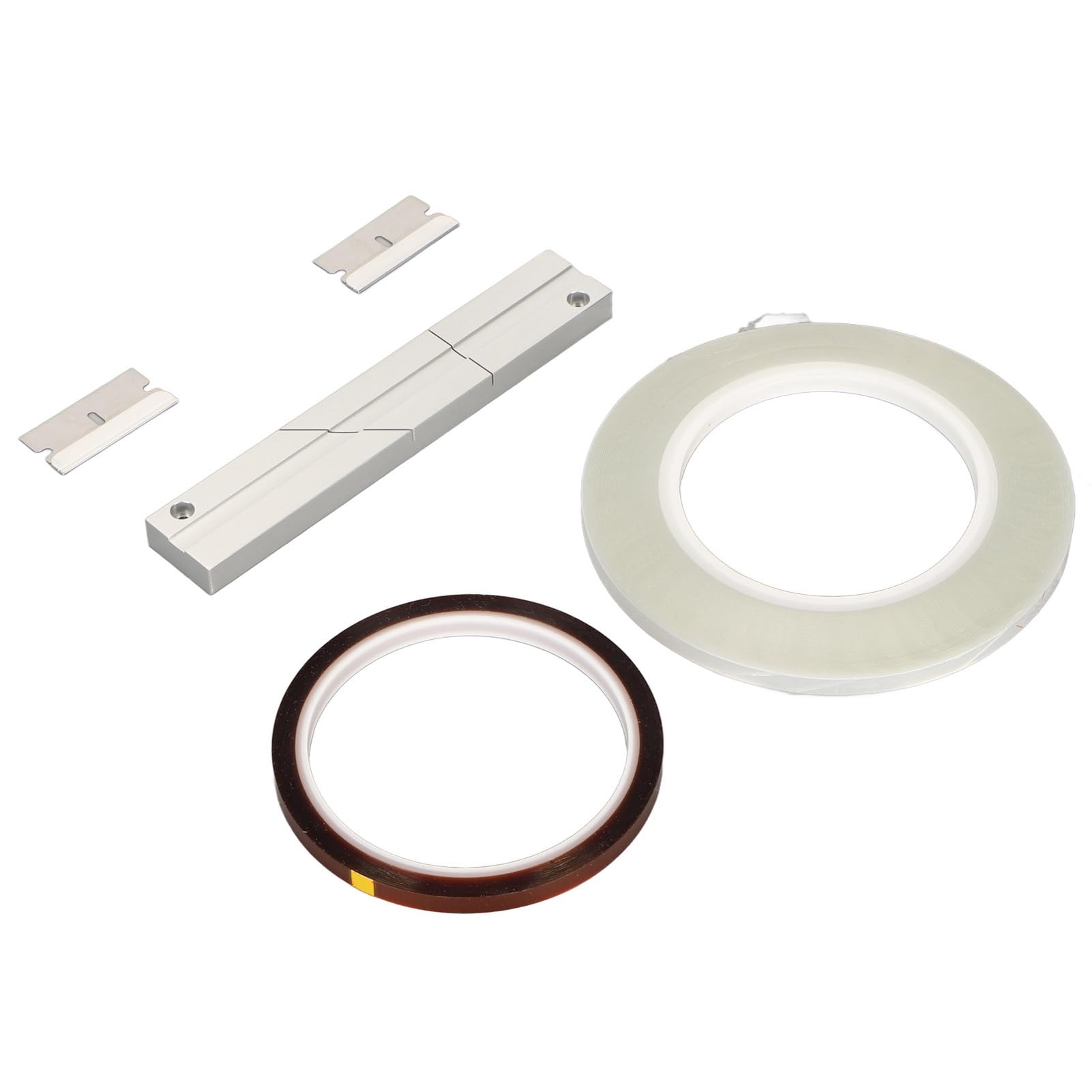 1/4 10 Zoll Spleißblock Kit Universal Open Reel Tape Media mit Spleißband, Vorfachband und Klingen für Revoxsonido