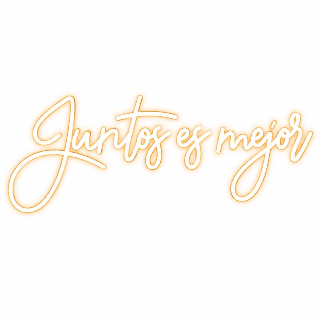 Letrero CARTEL NEON LED juntos es mejor boda LED Escaparate, Decoración de Pared en Metacrilato, Luz Brillante, aproximadamente 70cm aproximadamente alimentación 12v