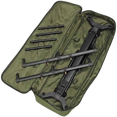 NGT Slider 3 Rod Pod Stand Holder Rack Carp Coarse Fishing Sturdy High Low Case - Image 6