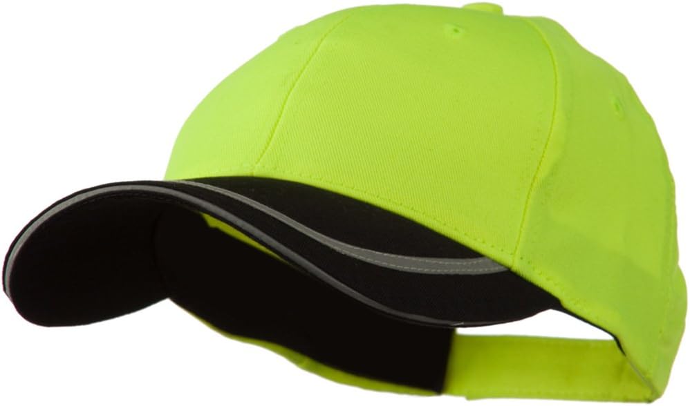 Cameo Poly Twill Safety Cap - Yellow Black W37S54B
