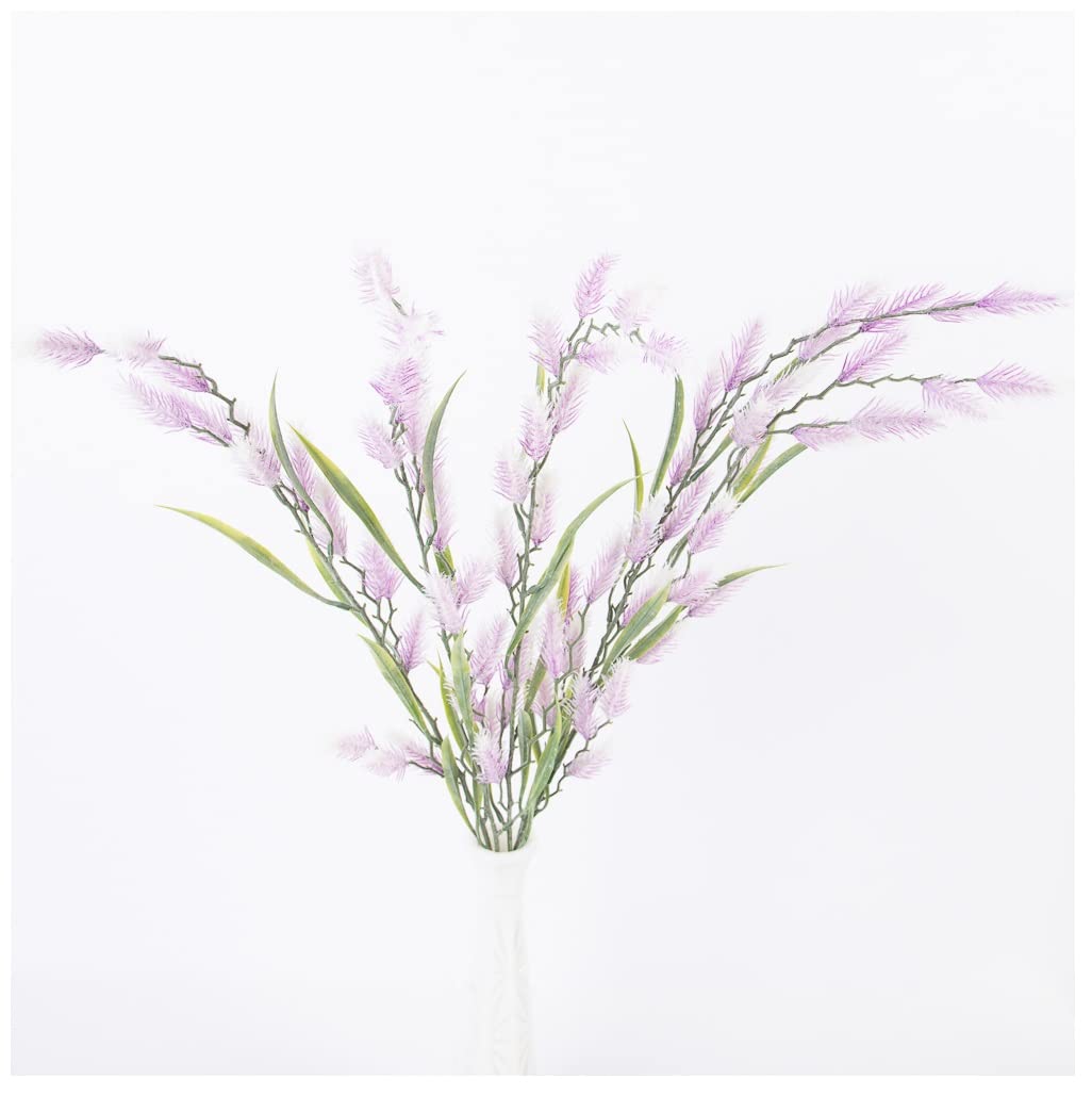 Factory Direct Craft Lavender Artificial Verbena Grass Bush Artificial Grasses for Spring Arrangements and Summer Displays