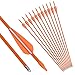 NIKA ARCHERY Fiberglass Arrows Youth Kids Practise Recurve Bows Compound Bow Shooting