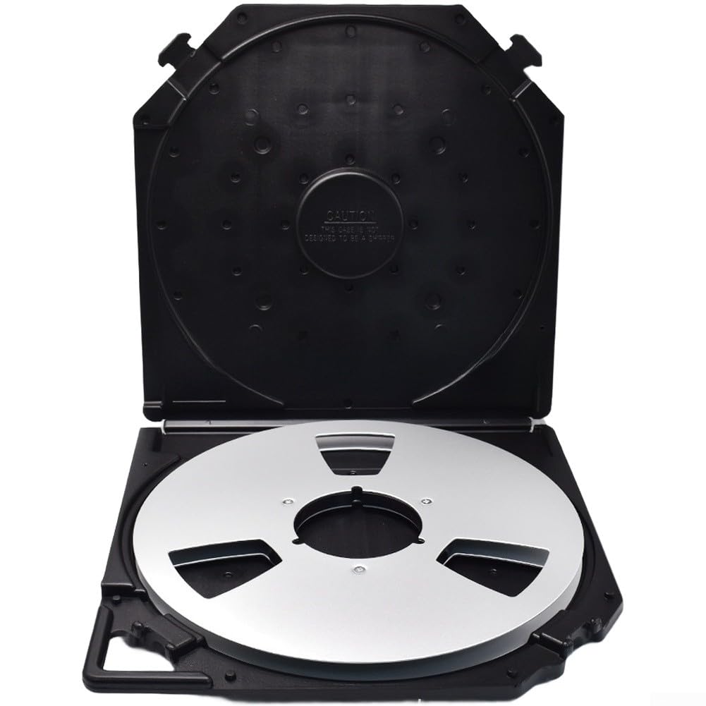 Caja de almacenamiento de cinta de carrete a carrete, caja de casete para cinta de audio, contenedor de almacenamiento de carrete de cinta magnética, caja de almacenamiento de grabadora de cinta