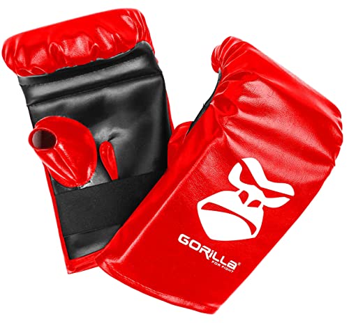 Kit Luta - Saco de Pancada 160 Cm + 02 Luva de Muaythai + Suporte para Saco de Pancada - Gorilla