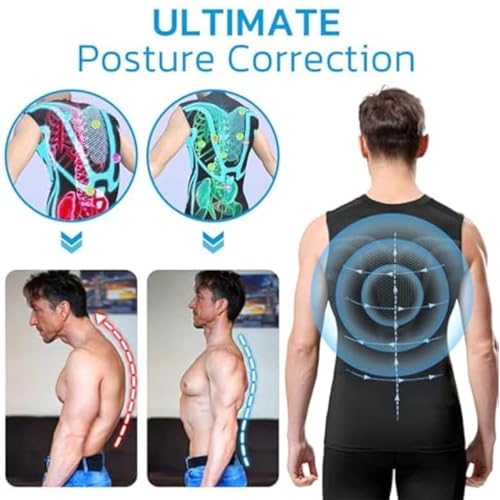 Evolv-V Boost Men Shirt, V-Boost 2025 New Version Ionic Shaping Sleeveless Compression Shirt2