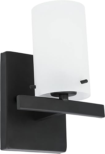 Miniatura 4 de Luminance Boca Boca - Lámpara de pared para tocador, moderna lámpara de baño negra para colocar sobre el fregadero y sobre el espejo  Montaje como