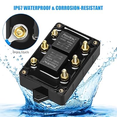 12V Forward and Reverse Relay Module Reliable Motor Control for Tarp Systems, Hoists, Winches, and More Bidirectional Switch for AC/DC Motors