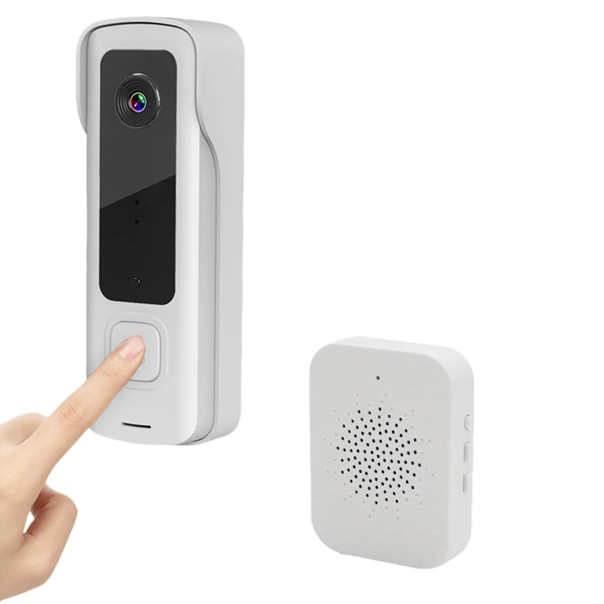 Drumstone (𝟏𝟎 𝐘𝐞𝐚𝐫𝐬 𝐖𝐚𝐫𝐫𝐚𝐧𝐭𝐲 Visible Doorbell Camera with Intelligent Eye Monitoring | Wireless Video Door Security System with Night Vision, Electronic Voice Intercom for Home Safety-image-21