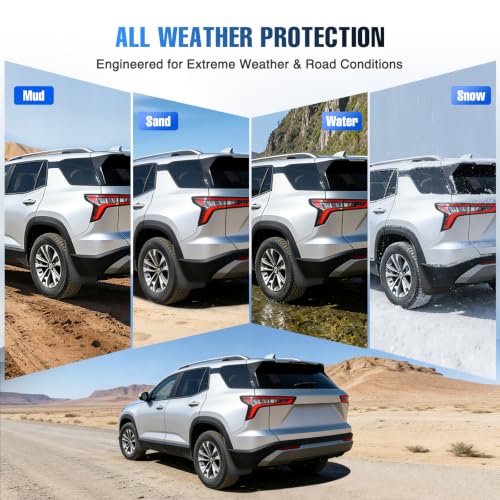 Image of Nilight Mud Flaps Splash Guards for Chevrolet Equinox 2025-2026