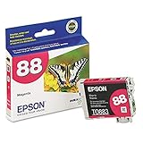 EPSON T088 DURABrite Ultra Ink Standard Capacity Magenta Cartridge (T088320) for select Epson Stylus Printers