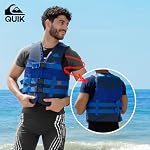 QUIKSILVER USCG Approved Men's Life Vest Type III PFD, Lightweight EPE Foam Life Jackets with Quick-Release Buckles and Drain Holes, for Fishing, Boating and Kayaking Paddling Watersports - Image 2